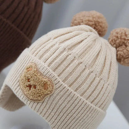 Nounours™ | Bonnet d'hiver irrésistible pour bébé 