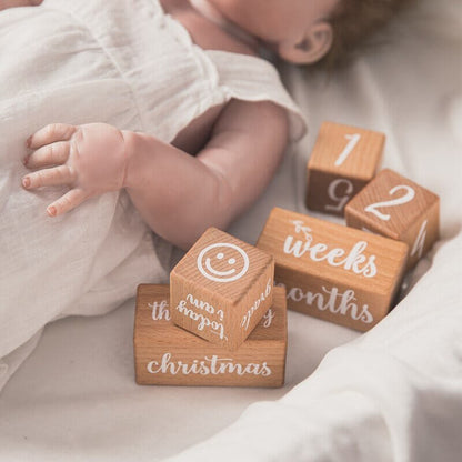 Cartes d'étape en bois pour bébé