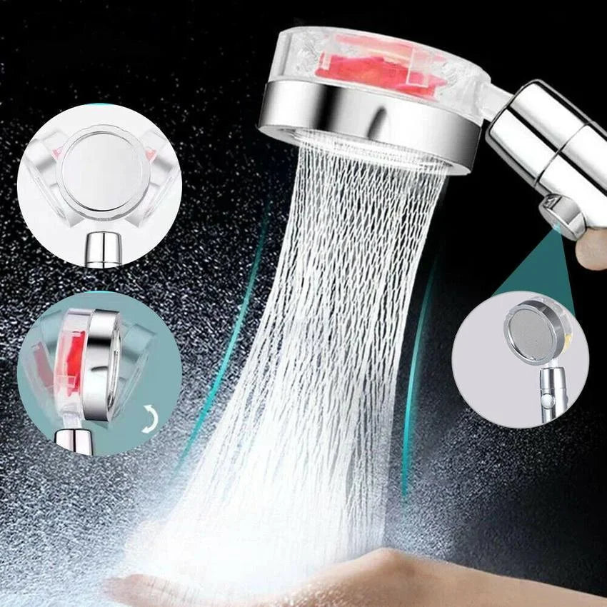 Pommeau de douche électrique rotatif à 360°